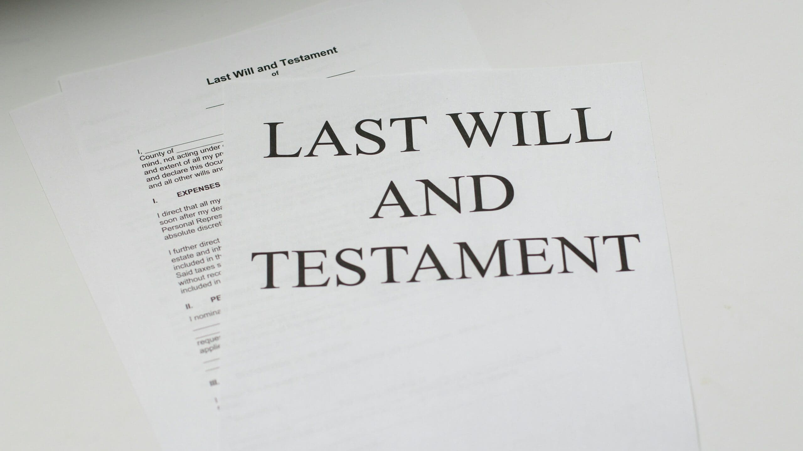 Last Will and Testament, essential paperwork in the probate process.